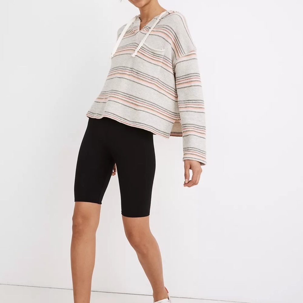 Madewell MWL Knit High-Rise 9" Biker Shorts